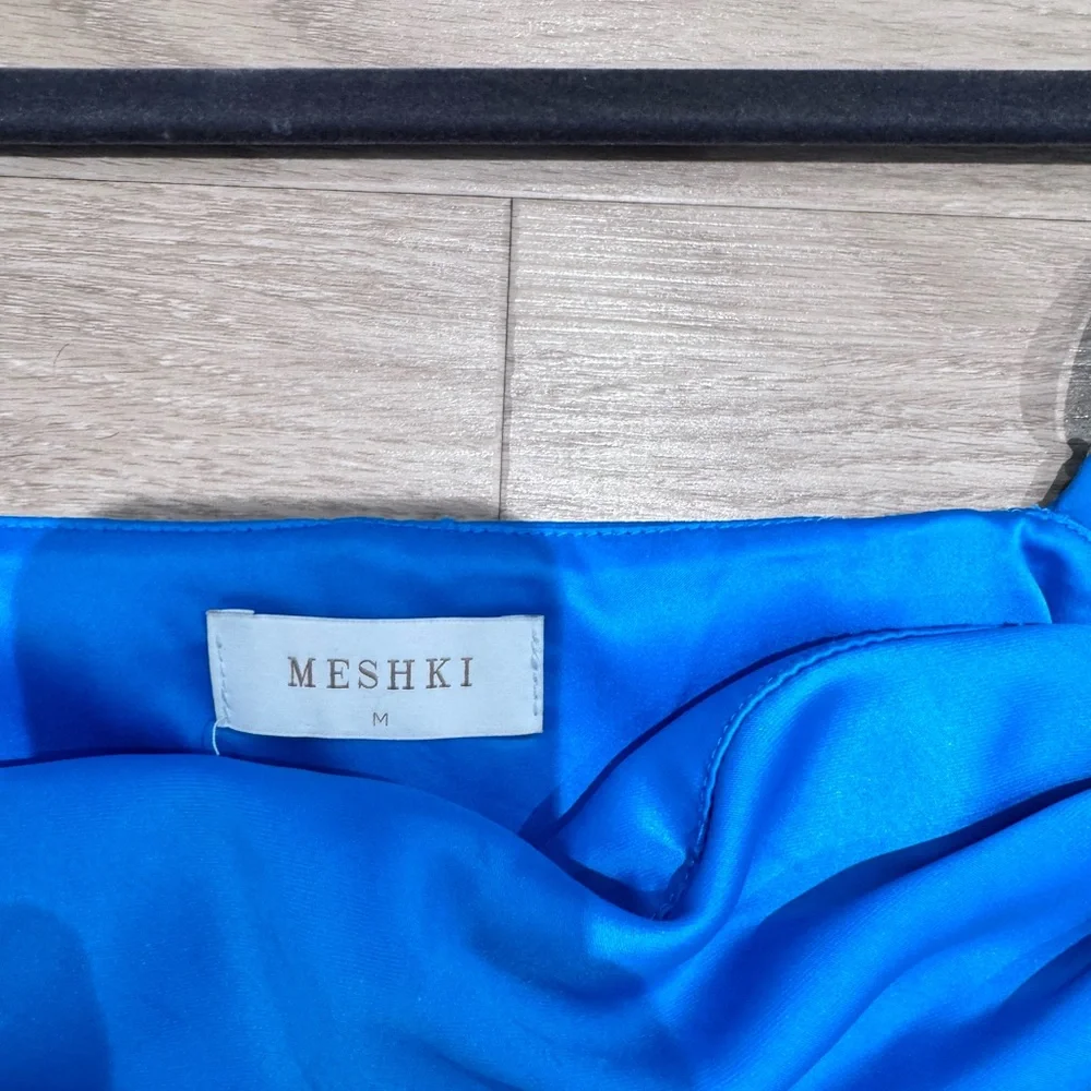 Meshki Royal Blue Satin Ensemble - Picture 8 of 9